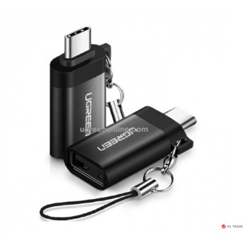 Переходник-адаптер UGREEN US270 Type C to USB 3.0 A Adapter Cable with Lanyard (Space Gray) - Metoo (1)