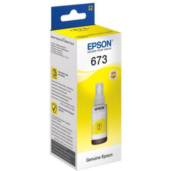 Контейнер с чернилами Epson C13T67344A L800 Yellow ink bottle 70ml/ЖЕЛТАЯ НАКЛЕЙКА в Metoo.kz - Metoo (1)