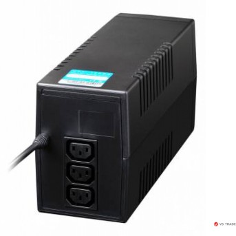 ИБП Ippon Back Basic 1050, 1050VA, 600Вт, AVR 162-275В, 3хС13, управление по USB, без комлекта кабелей - Metoo (3)