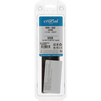 Модуль оперативной памяти Crucial DIMM DDR5, 32Gb, 5600Mts, CL46, 1.1v, CT32G56C46U5 в Metoo.kz - Metoo (1)