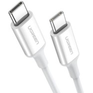 Кабель UGREEN US264 USB 2.0 C M/M ABS Cover 1.5m (White)