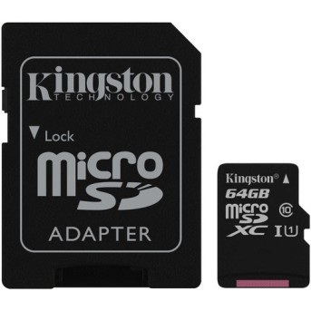 Карта памяти 64GB Kingston SDCS/<wbr>64GB - Metoo (1)