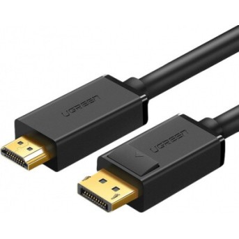 Кабель Ugreen DP101 DP Male To HDMI Male Cable 1M, 10238 в Metoo.kz - Metoo (1)