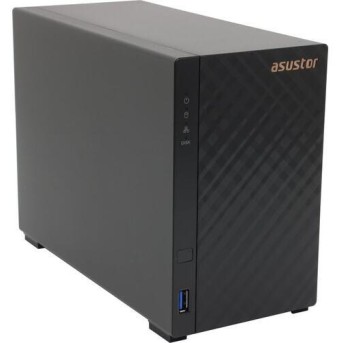 Сетевой накопитель ASUSTOR AS1102T, 2хHDD, 2xUSB 3.2, 1x2.5G/<wbr>1G/<wbr>100M, Realtek RTD1296, 1 Gb DDR4 - Metoo (1)