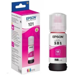 Контейнер с пурпурными чернилами Epson C13T03V34A 70ml, пурпурный/ЖЕЛТАЯ НАКЛЕЙКА..