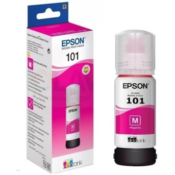 Контейнер с пурпурными чернилами Epson C13T03V34A 70ml, пурпурный/ЖЕЛТАЯ НАКЛЕЙКА в Metoo.kz - Metoo (1)