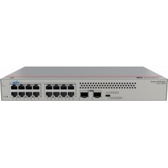 Коммутатор HUAWEI S110-16T2S (16*10/<wbr>100/<wbr>1000BASE-T, 2*GE SFP ports, AC power, fanless)