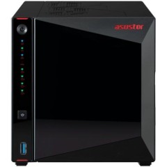 Сетевое хранилище ASUSTOR AS5404T, 4 Bay NAS, Quad-Core 2.0GHz CPU, Dual 2.5GbE Ports, 4GB DDR4, Four M.2 SSD Slots