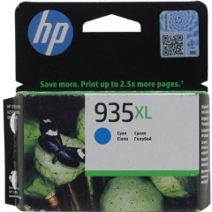 HP 935XL, Оригинальный струйный картридж HP увеличенной емкости, Голубой (C2P24AE)..