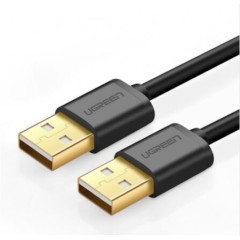 Кабель UGREEN US102 USB 2.0 A Male to A Male Cable 3m (Black) 30136