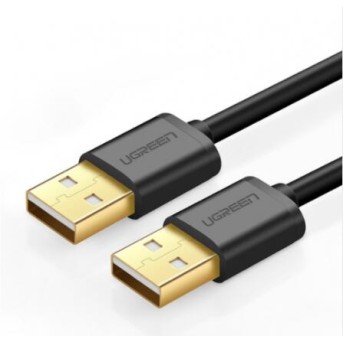 Кабель UGREEN US102 USB 2.0 A Male to A Male Cable 3m (Black) 30136 - Metoo (1)