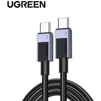 Кабель UGREEN L512 45065 USB-C to USB-C PD Fast Charging Cable Space Gray 3m в Metoo.kz - Metoo (1)