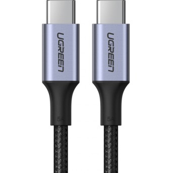Кабель UGREEN USB-C PD Fast Charging Cable 5A Max 2m Black 70429 в Metoo.kz - Metoo (1)