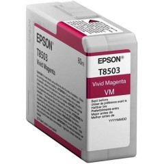 Картридж струйный Epson C13T85030N VividMagenta T850300 UltraChrome HD 80ml..