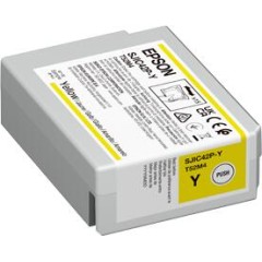Картридж Epson C13T52M440 SJIC42P-Y Ink cartridge for ColorWorks C4000e ( Yellow)