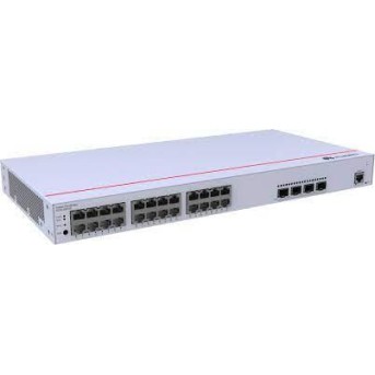Коммутатор Huawei S310-24P4S (L2+, 24*10/<wbr>100/<wbr>1000BASE-T ports 400W PoE+, 4*GE SFP ports, AC power) - Metoo (1)