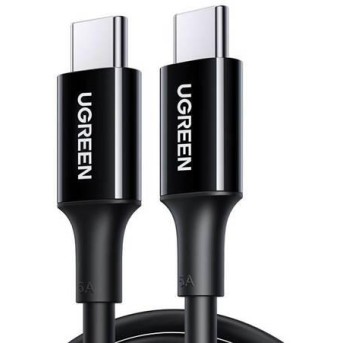Кабель UGREEN US300 USB-C 2.0 Charging Cable 100W 1m (Black) - Metoo (1)