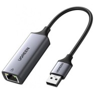 Конвертер сигнала UGREEN CM209 USB to RJ45 Ethernet Adapter Aluminum Case (Space Gray)