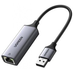Конвертер сигнала UGREEN CM209 USB to RJ45 Ethernet Adapter Aluminum Case (Space Gray)..
