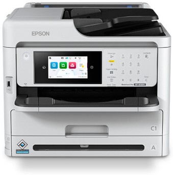 МФУ струйное ЧБ Epson WorkForce Pro WF-M5899DWF C11CK76402, А4, до 34стр/мин, ADF, ScanDuplex, LAN, WIFI в Metoo.kz - Metoo (1)