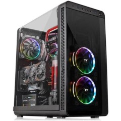 Корпус Thermaltake View 37 RGB Plus/<wbr>Black/<wbr>Win/<wbr>Riing Plus RGB H14 RGB Fan*3, CA-1J7-00M1WN-01