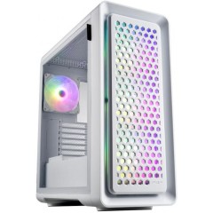 Кейс CUT593A-W, ATX Full Tower, E-ATX, ATX, M-ATX, Mini-ITX, USB3.0 x 2, Type-C, TG, White