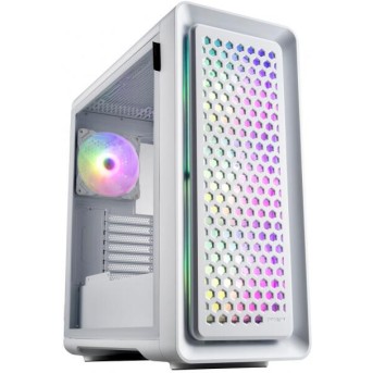 Кейс CUT593A-W, ATX Full Tower, E-ATX, ATX, M-ATX, Mini-ITX, USB3.0 x 2, Type-C, TG, White - Metoo (1)