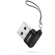 Кабель UGREEN US280 USB A(М)/USB-C (F) Adapter (Black) 50568