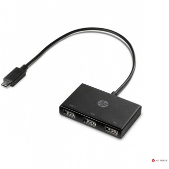 Адаптер портов HP Z6A00AA USB-C to 3 USB-A Hub - Metoo (1)