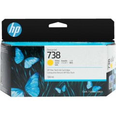 Струйный картридж HP 738 498N7A желтый 130 мл для HP DesignJet T850, T950..