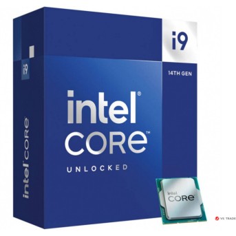 Процессор Intel Core i9-14900K 3.2GHz (6GHz Turbo boost), 24C/<wbr>32T, (8xP/<wbr>16xE), 36Mb, TDP125W, LGA1700, BX8071514900K - Metoo (1)