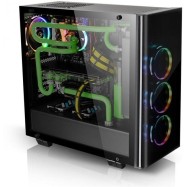 Кейс, Thermaltake, View 21 TG RGB Plus (CA-1I3-00M1WN-05), ATX/Micro ATX, USB2*3.0, HD-Audio+Mic