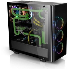 Кейс, Thermaltake, View 21 TG RGB Plus (CA-1I3-00M1WN-05), ATX/<wbr>Micro ATX, USB2*3.0, HD-Audio+Mic