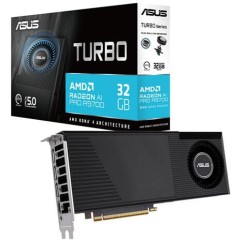 Видеокарта ASUS TURBO Radeon™ AI PRO R9700, 32Gb GDDR6 256bit, 3xHDMI, 1xDP, BOX..