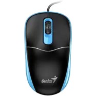 Беспроводная мышь Genius NX-7123 BLK+Blue 2.4Ghz/1200dpi/Copilot/31030043401
