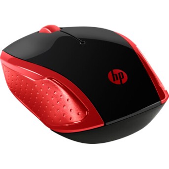 Оптическая беспроводная мышь HP 2HU82AA, 200 Empress Red, 1000 dpi, USB, 2.4 ГГц, красный в Metoo.kz - Metoo (1)