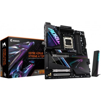 Сист.плата Gigabyte X870E AORUS XTREME, AM5, 4xDDR5, PCI-E5 x16, 4xM.2, SATA6, HDMI, DPx3, Wi-Fi7, LAN10GbE, BOX в Metoo.kz - Metoo (1)