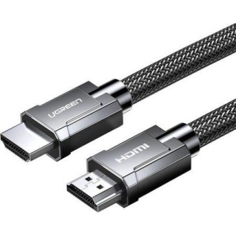 Кабель Ugreen HD135 8K HDMI M/<wbr>M Round Cable with Braided, 2m, Gray, 70321 - Metoo (1)