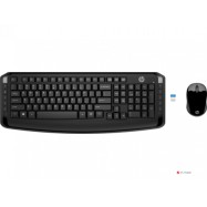 Беспроводная клавиатура и мышь HP Wireless Keyboard and Mouse 300, 3ML04AA