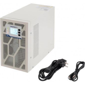 ИБП Ippon Na+ TAE 3000 3000W/Tower online/батарея 12V 4,8Ah*8/USB-B /RS-232/EPO/4 euro роз/ЖК-дисплей/поддержка SNMP/Бел в Metoo.kz - Metoo (1)