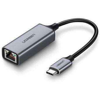 Адаптер UGREEN CM199 USB Type C to 10/100/1000M Ethernet Adapter (Space Gray), 50737 в Metoo.kz - Metoo (1)
