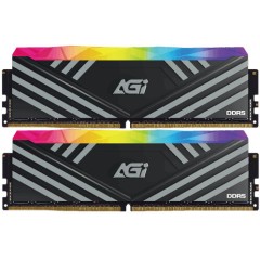 Набор модулей памяти AGI TURBOSPRINT, DIMM DDR5 32Gb (16x2), 6000MHz, CL36, RGB, Black Heatsink, A..
