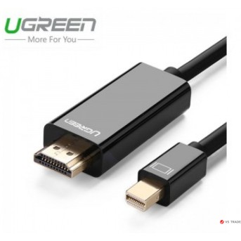 Кабель UGREEN MD101 Mini DP Male to HDMI Cable 4K 1.5m (Black) - Metoo (1)