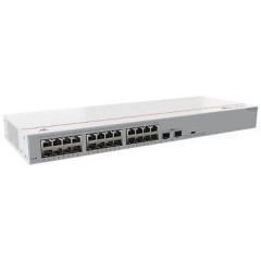 Коммутатор Huawei S110-24T2SR (24*10/<wbr>100/<wbr>1000BASE-T, 2*GE SFP ports, AC power)