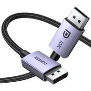 Кабель Ugreen DP118 DP2.1 ,16K/30hz 40 Gbps 1m 15383 Male To Male Cable