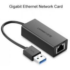 Конвертер сигнала UGREEN CR111 USB 3.0 Gigabit Ethernet Adapter (Black)