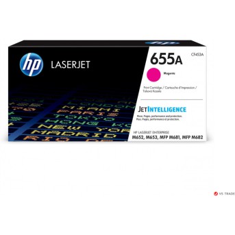 Картридж лазерный HP CF453A LaserJet 655A, оригинальный, пурпурный - Metoo (1)