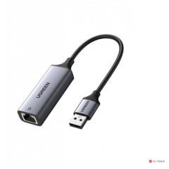 Конвертер сигнала UGREEN CM209 USB to RJ45 Ethernet Adapter Aluminum Case (Space Gray)