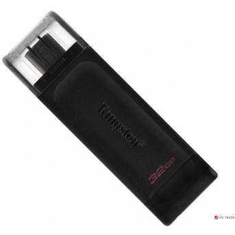 USB-С Flash Kingston 32Gb DT70, USB-С 3.2 Gen 1, DT70/<wbr>32GB, Type С, Black - Metoo (1)