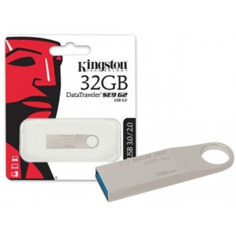 USB Флеш 32GB 3.0 Kingston DTSE9G2/<wbr>32GB металл - Metoo (1)
